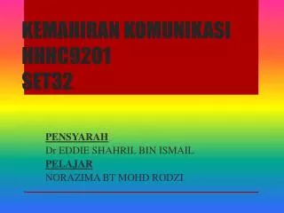 kemahiran komunikasi hhhc9201 set32