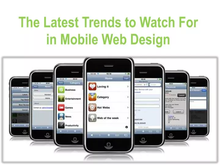 the latest trends to watch for in mobile web design