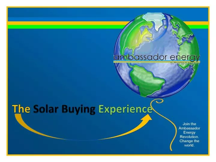 the solar buying experience