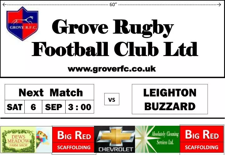 grove rugby football club ltd