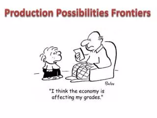 Production Possibilities Frontiers
