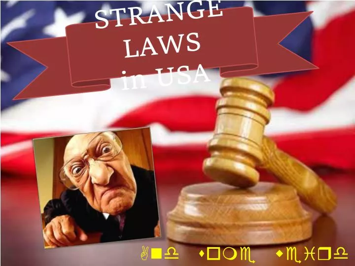 strange laws in usa