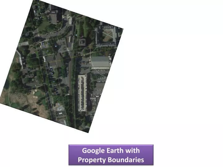 google earth with property boundaries