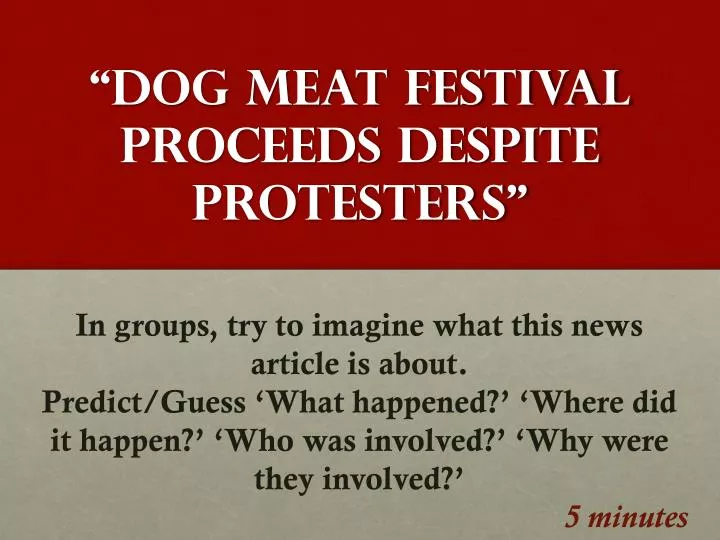 dog meat festival proceeds despite protesters