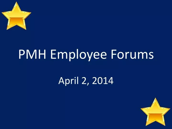 pmh employee forums