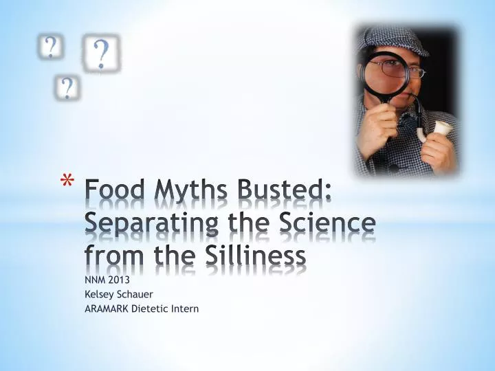 food myths busted separating the science from the silliness