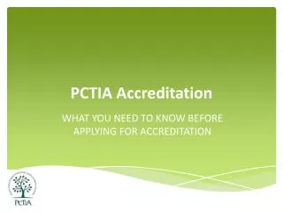 pctia accreditation