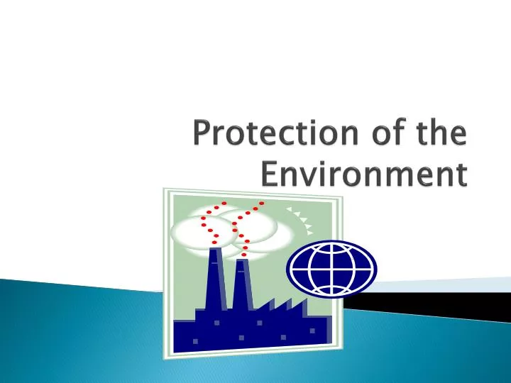 protection of the environment