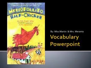 Vocabulary Powerpoint
