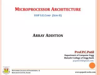 Array Addition