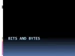 Bits and Bytes - slide 1