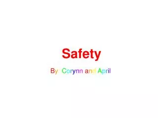 Safety