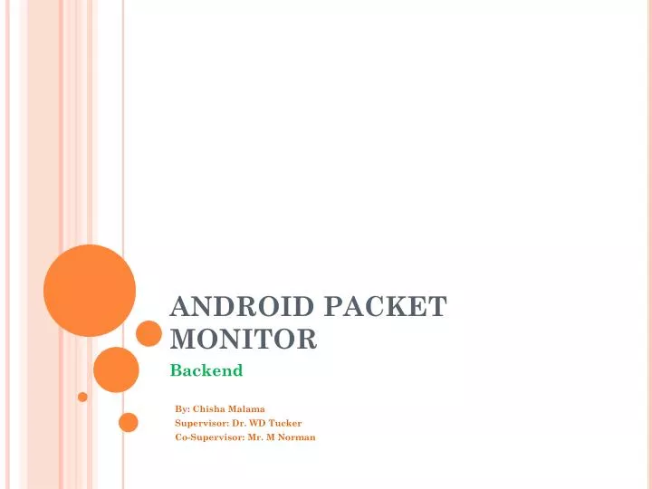 android packet monitor