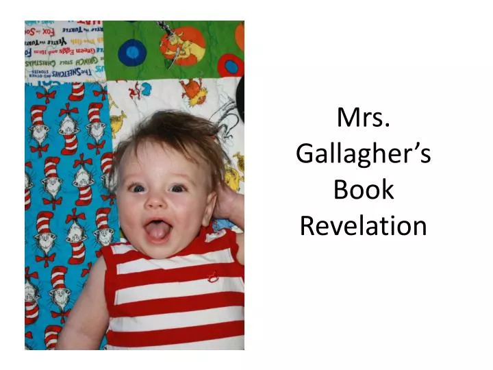 mrs gallagher s book revelation