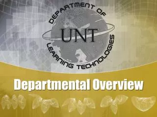 Departmental Overview
