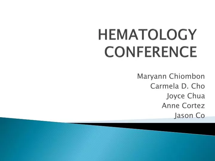 hematology conference