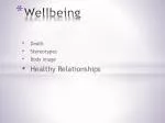 Wellbeing - slide 1