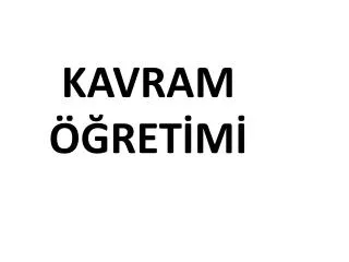 kavram ret m