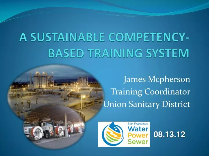 a sustainable competency based training system
