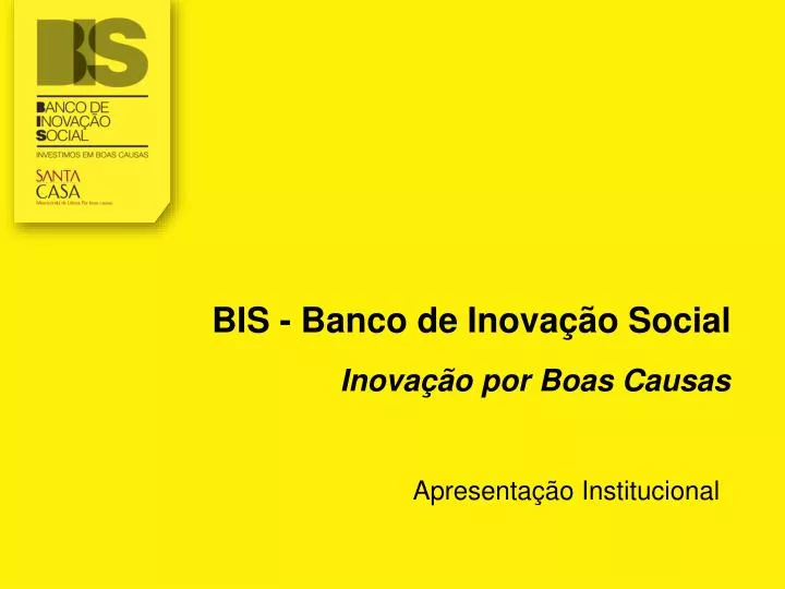 bis banco de inova o social inova o por boas causas