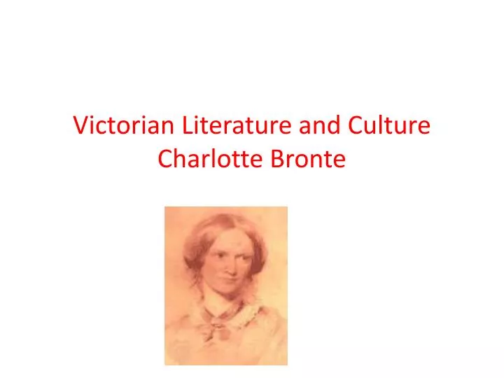 victorian literature and culture charlotte bronte