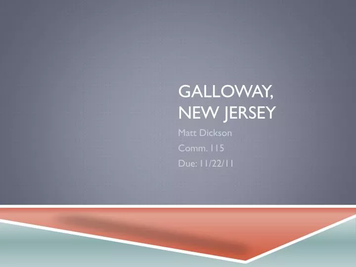 galloway new jersey