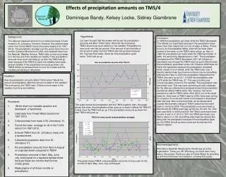 Effects of precipitation amounts on TM5/4