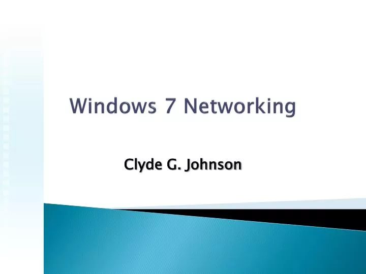 windows 7 networking