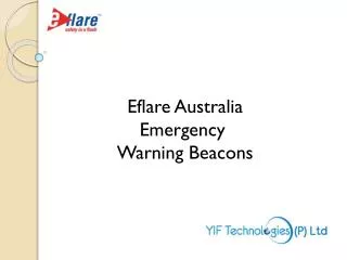 Eflare Australia Emergency Warning Beacons