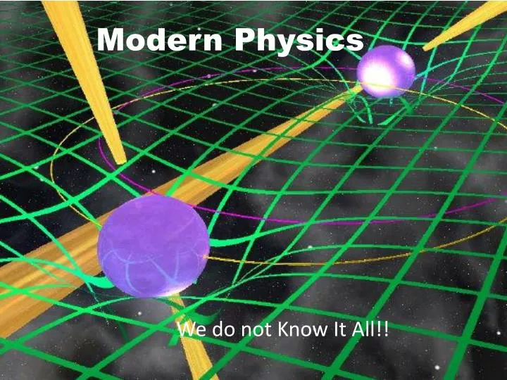 modern physics