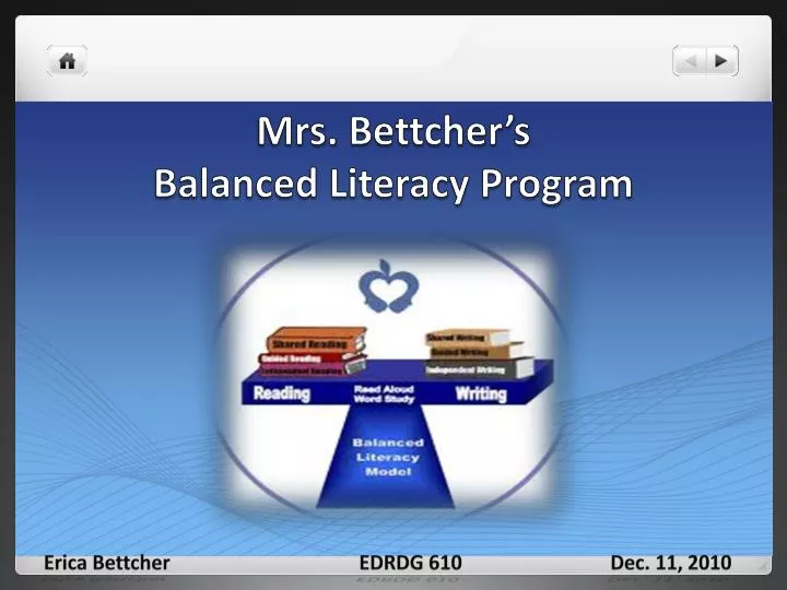 mrs bettcher s balanced literacy program