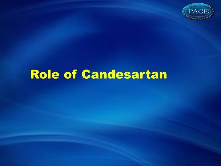 role of candesartan