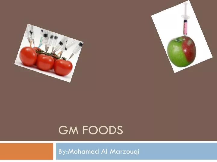 gm foods