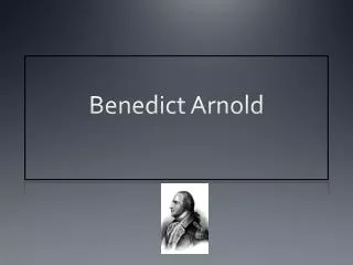 Benedict Arnold