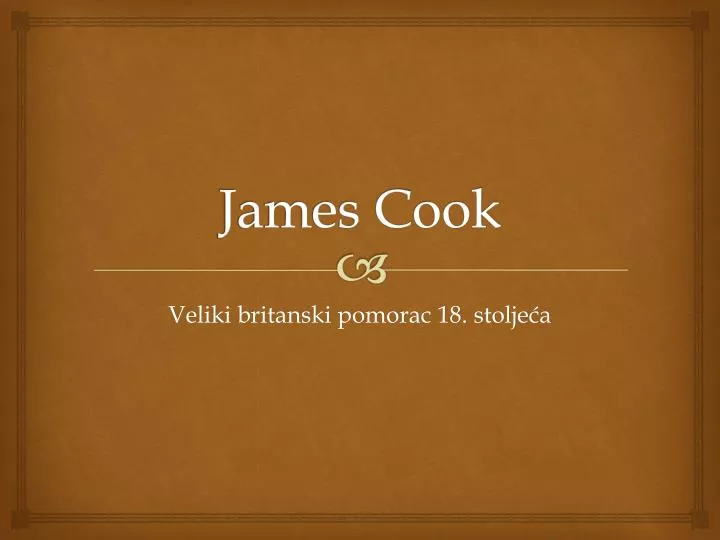 james cook