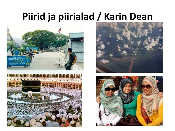 piirid ja piirialad karin dean