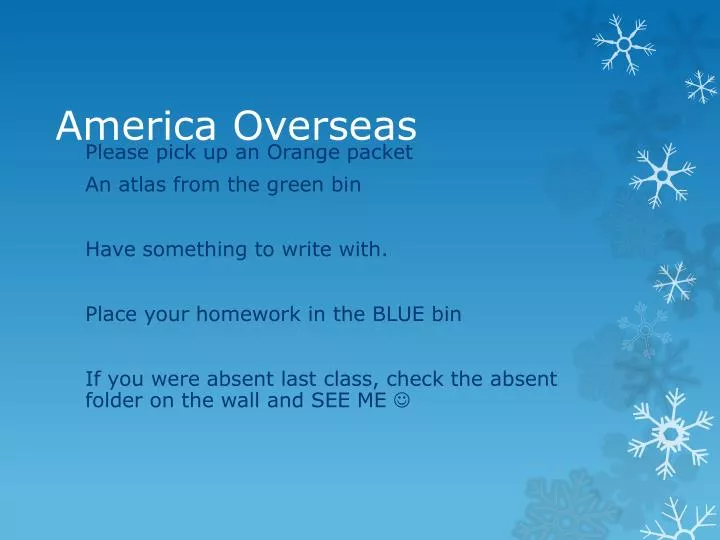 america overseas