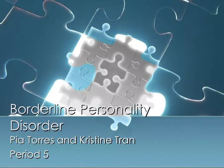 borderline personality disorder