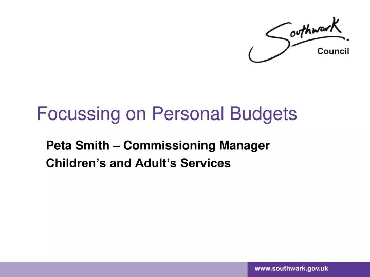 peta smith commissioning manager children s and adult s services