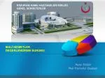 Metin TEKiN Mali Hizmetler Başkanı - slide 1