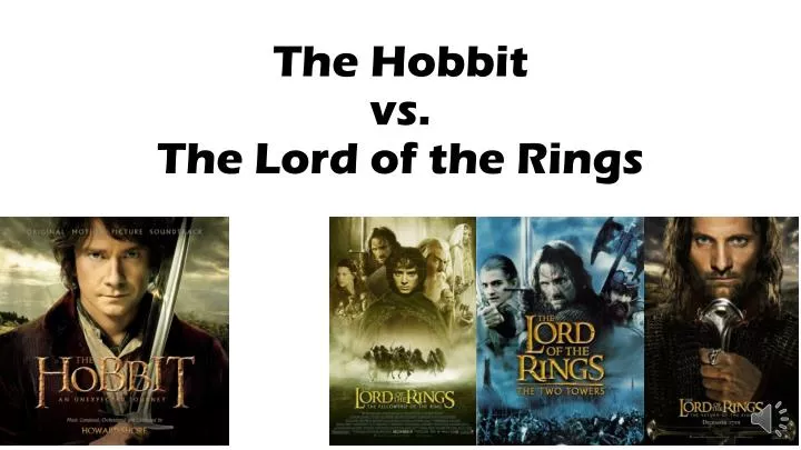 the hobbit vs the lord of the rings