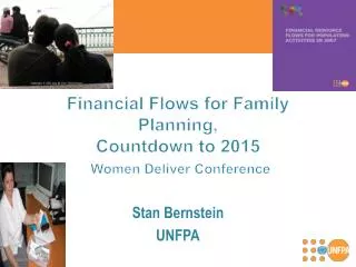 Financial Flows for Family Planning, Countdown to 2015 Women Deliver Conference