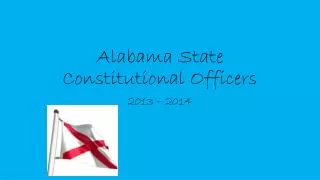 Alabama State Constitutional Officers