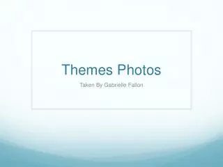 Themes Photos