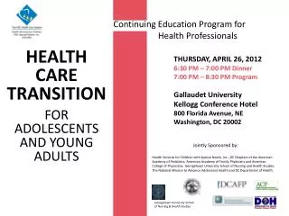 Continuing Education Program for Health Professionals