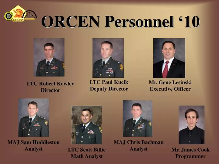 orcen personnel 10