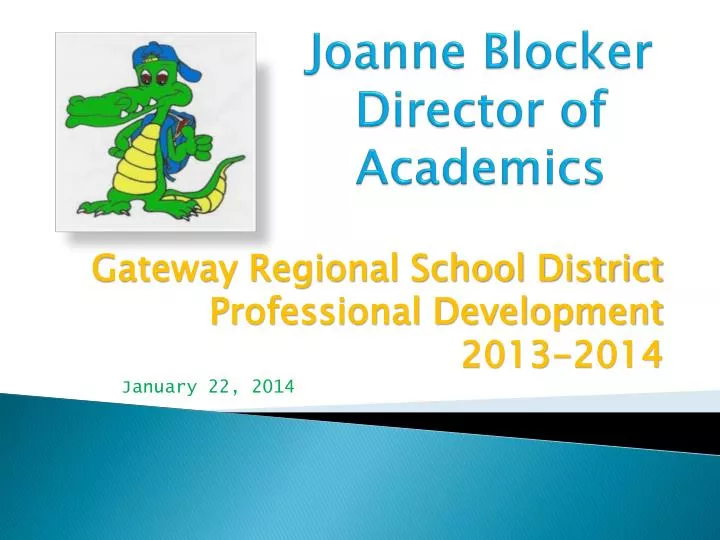 joanne blocker director of academics