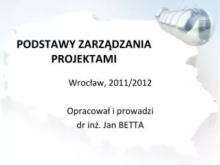 podstawy zarz dzania projektami