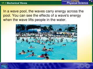 What causes mechanical waves?