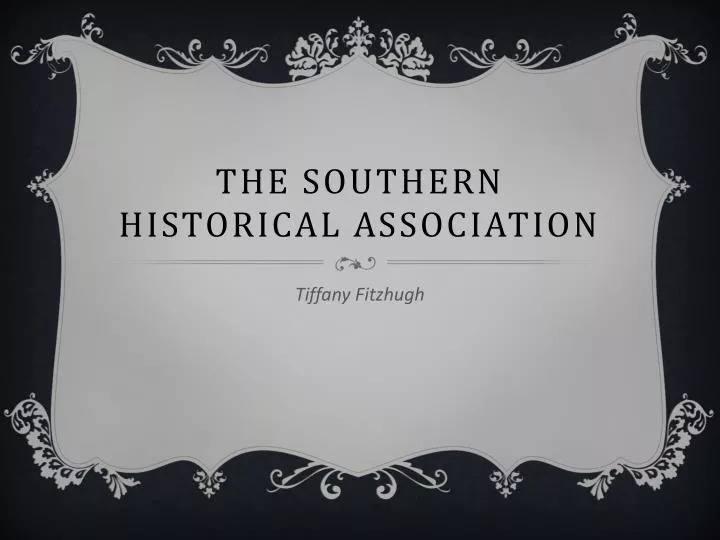 the southern historical association